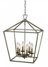 Trans Globe 10266 ASL - 6LT PENDANT-BIRD CAGE-ASL